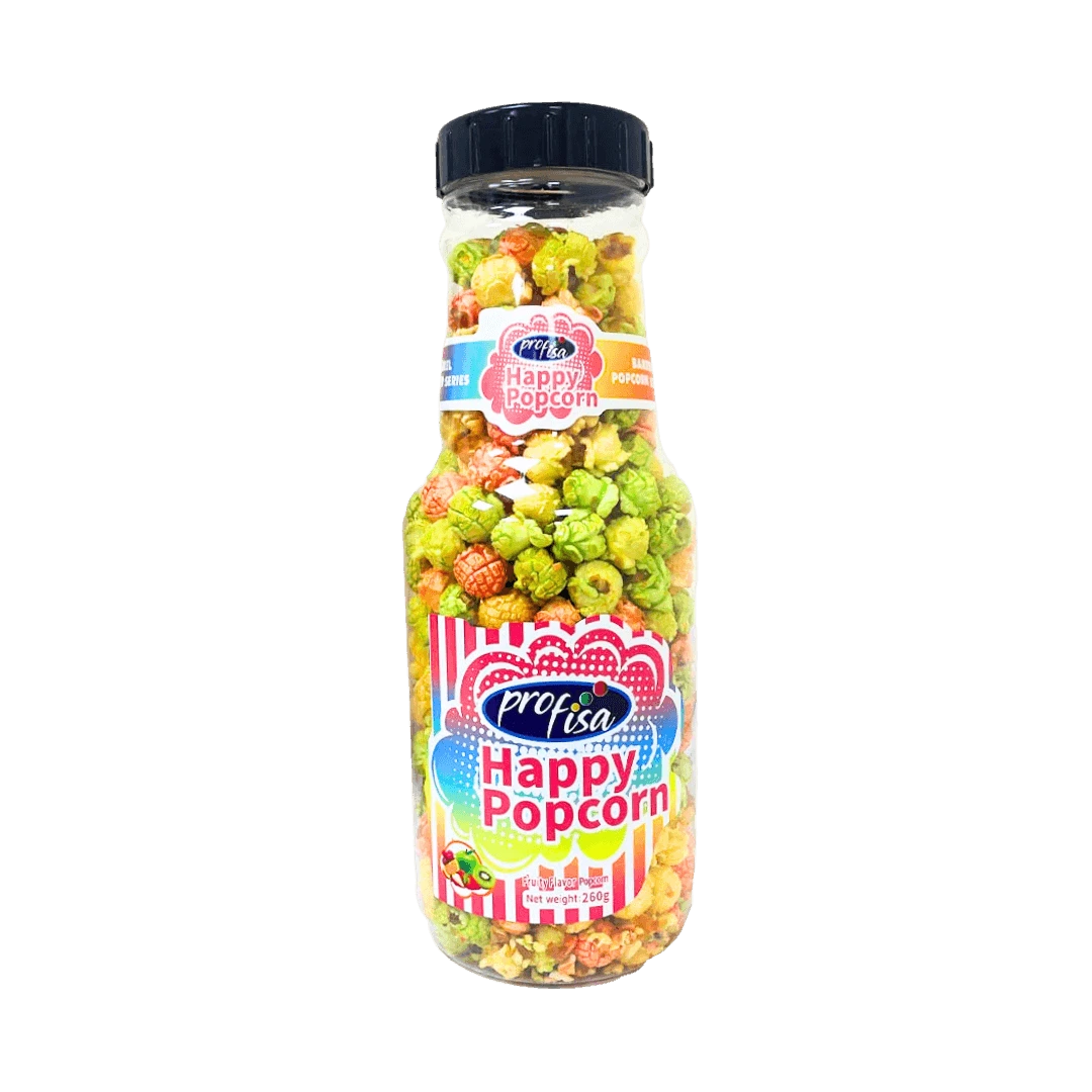 Vaisių skonio spragėsiai HAPPY POPCORN, 260 g