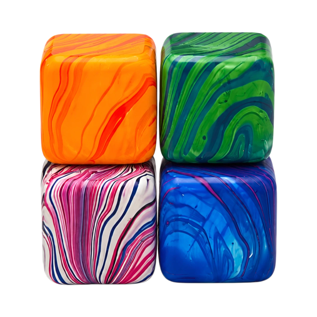Antistresinis žaislas kubas SQUISHY SUGAR PRINT CUBE