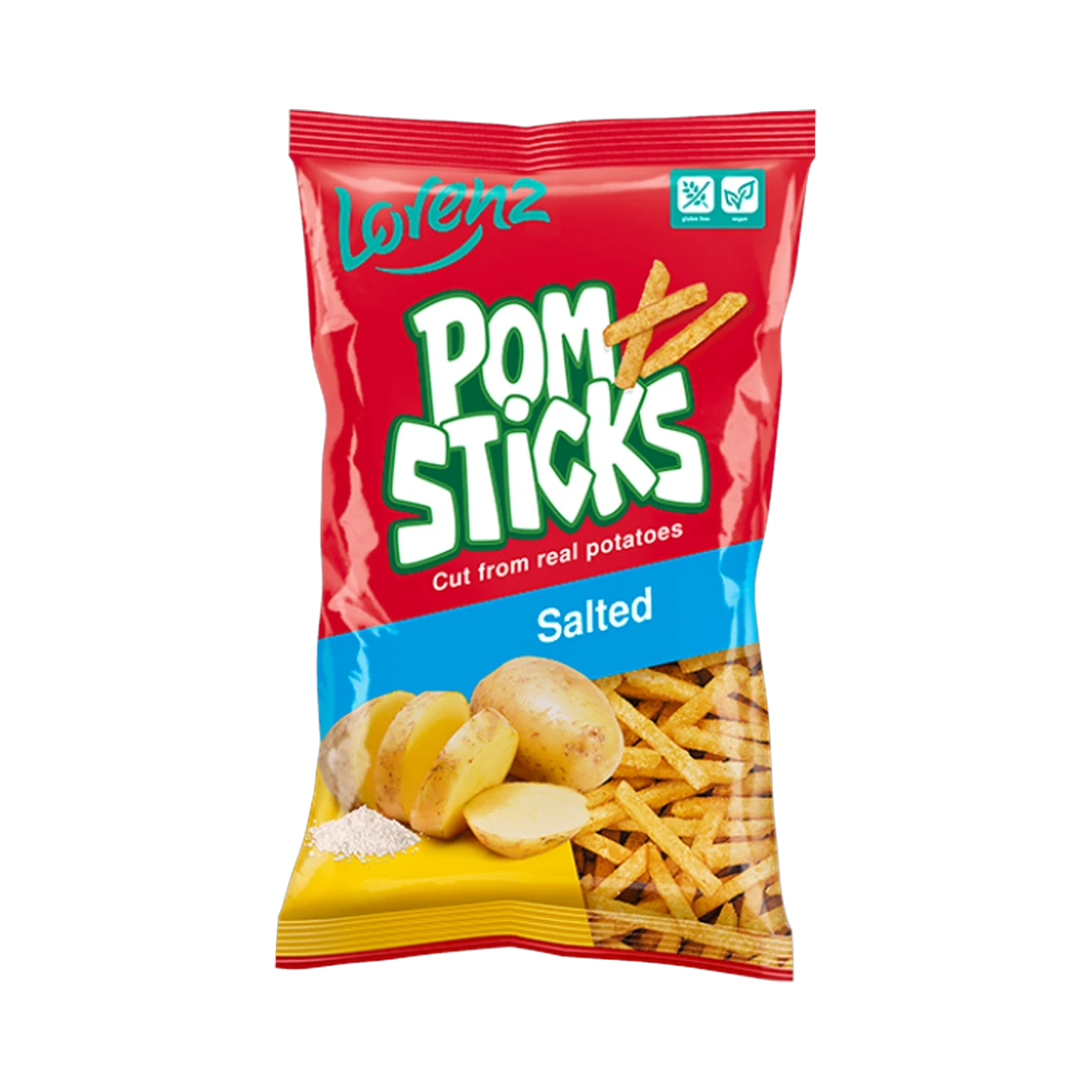 Bulvių lazdelės su druska POMSTICKS, LORENZ, 85 g