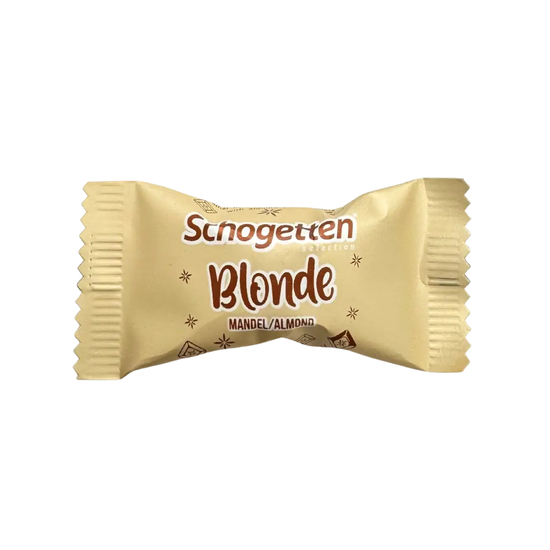 Baltojo šokolado saldainiai su migdolais BLONDE ALMOND, SCHOGETTEN