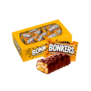 Sveriami bonboni saldainiai, BONKERS, AIM su riešutais ir kukurūzų rutuliukais