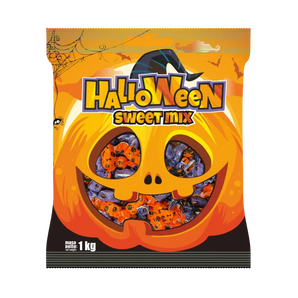 Kramtomi saldainiai HALLOWEEN, saldainių maišas 1 kg