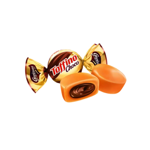 Karameliniai saldainiai Toffino Choco, GOPLANA vienas saldainis, bonboni sveriami saldainiai