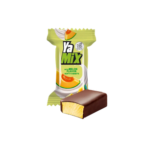Sveriami bonboni saldainiai YA MIX AIM, melionių skonio želė saldainiai
