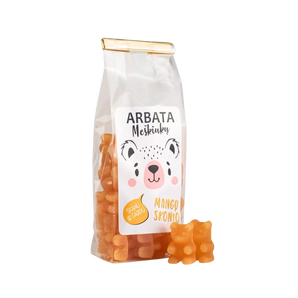 Tirpi meškiukų arbata mangų skonio, bonboni