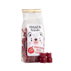 Tirpi meškiukų arbata raudonųjų uogų skonio, bonboni