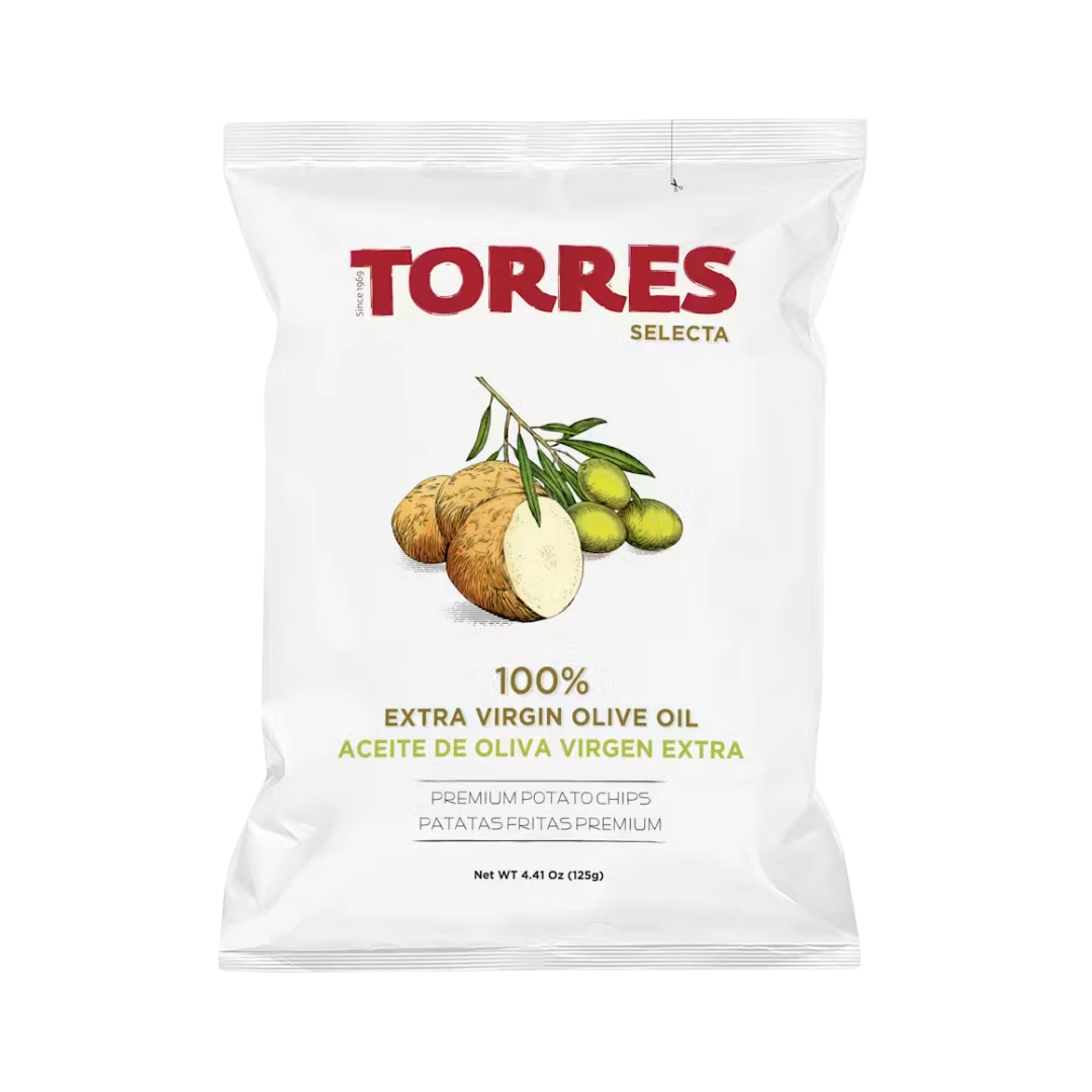Bulvių traškučiai su alyvuogių aliejumi TORRES, 125 g