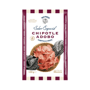 Chipotle adobo skonio tortilijų traškučiai Sabor Especial, Nuevo Progreso, 120 g – Bonboni užkandžių kolekcija
