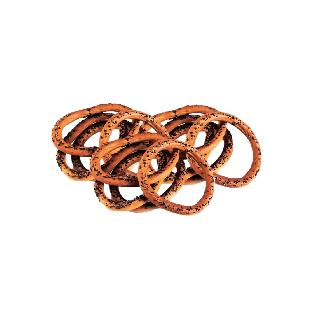 Riestainiai traškučiai su aguonomis PODOLĖS, TERRA, 380 g