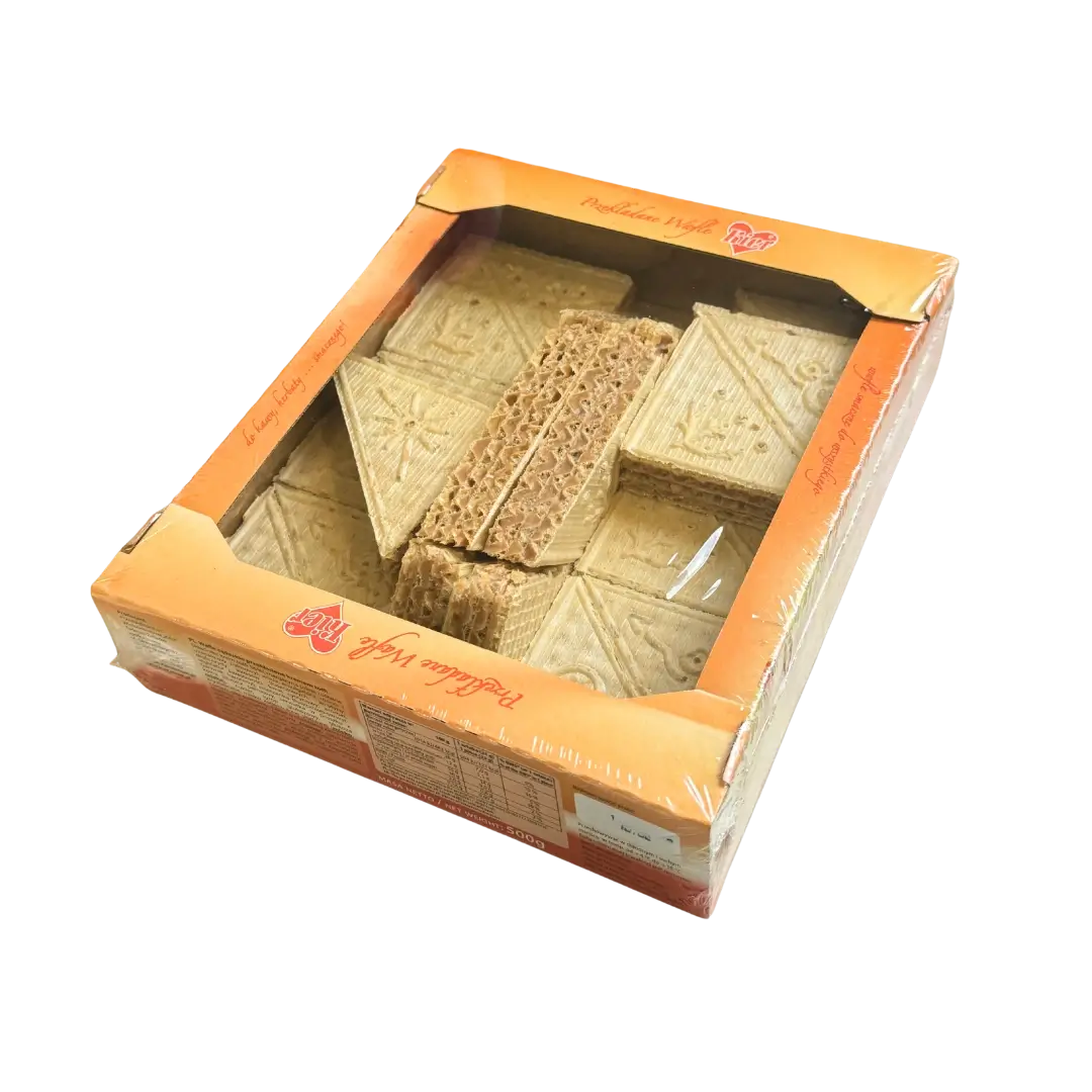 Karameliniai vafliai KIER, 500 g