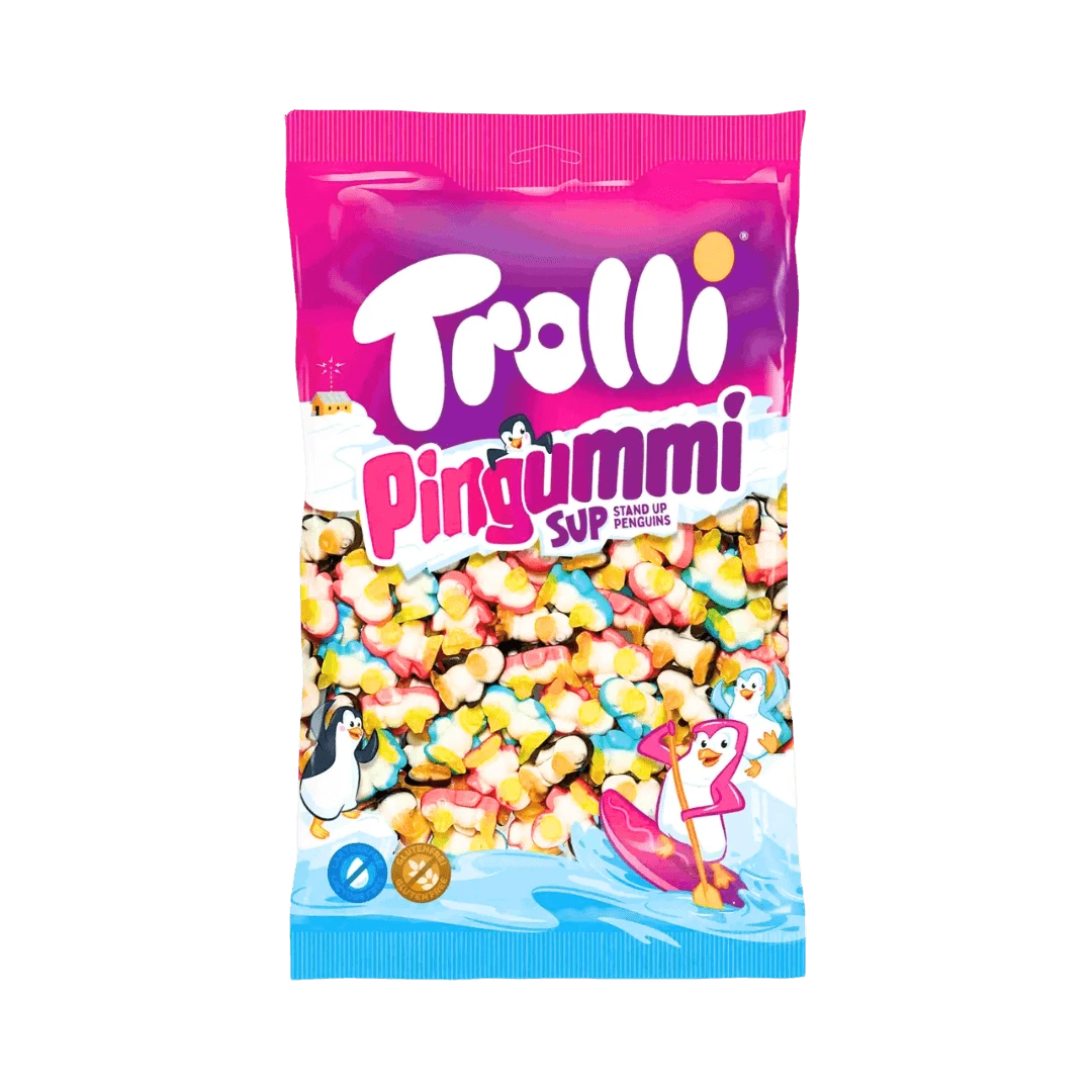 Guminukai pingvinai PINGUMMI, TROLLI, 1 kg