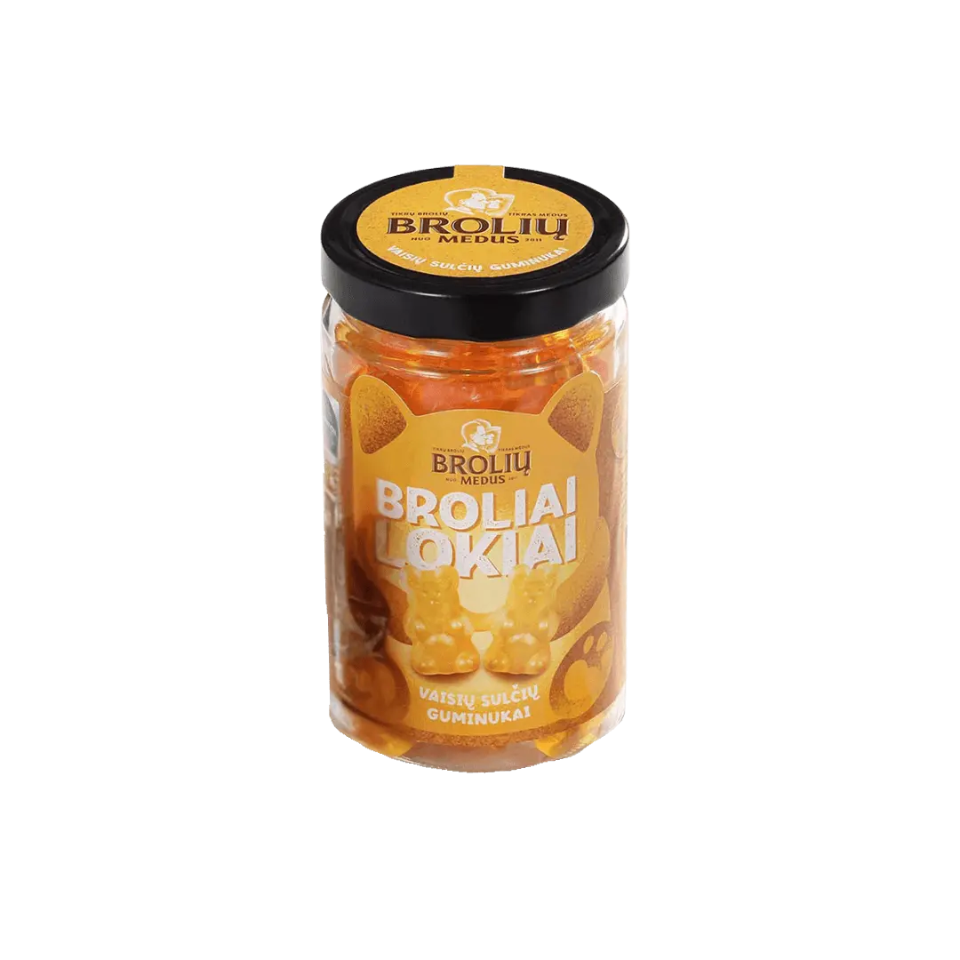 Vaisių sulčių guminukai BROLIAI LOKIAI, 500 g