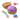 Squishy Bun Rainbow Mystery Dumpling Small antistresinis squishy žaislas