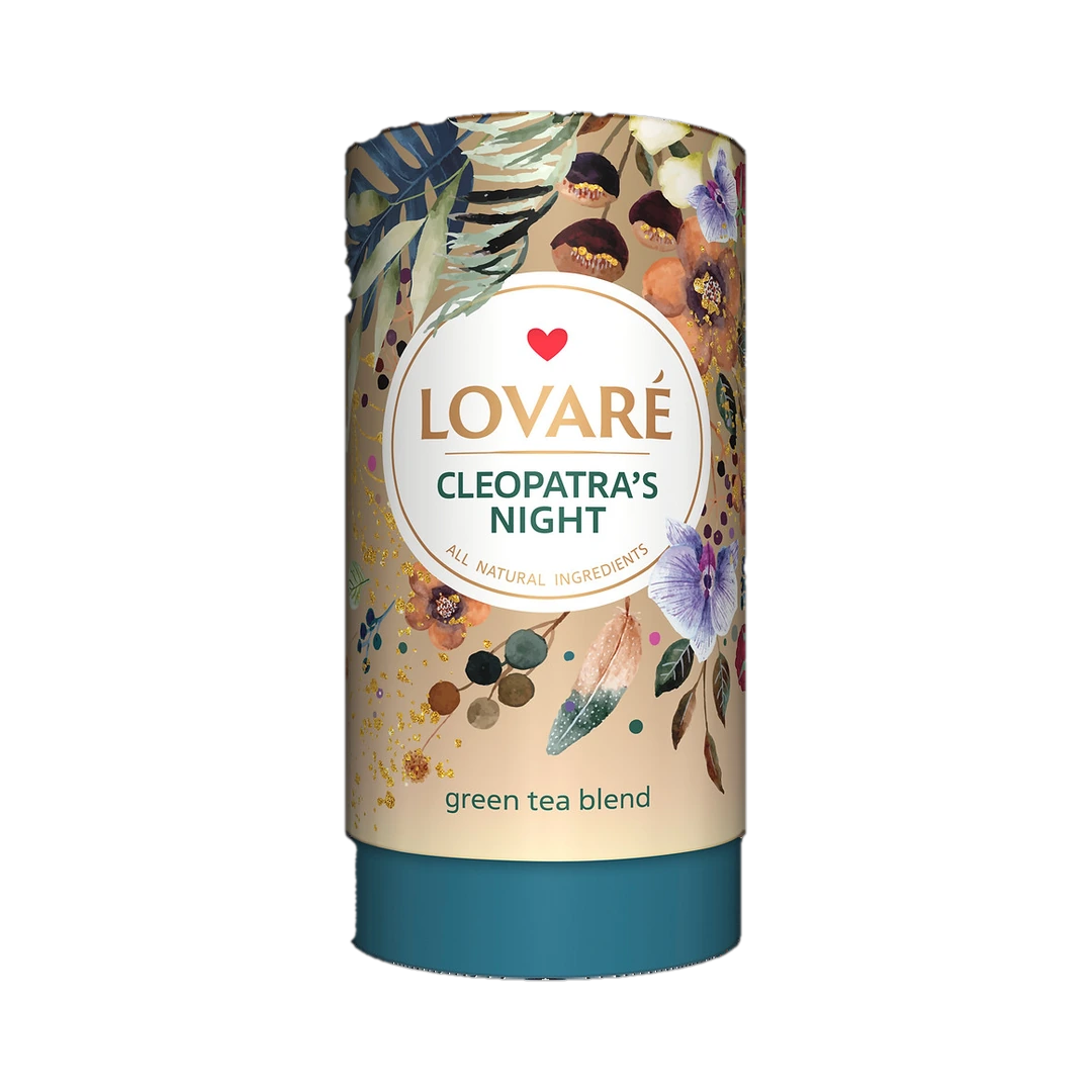 Žalioji arbata su goji uogomis ir ananasais CLEOPATRA'S NIGHT, LOVARE, 80 g