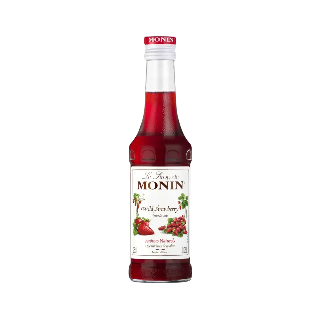 Žemuogių sirupas MONIN, 0,25 l